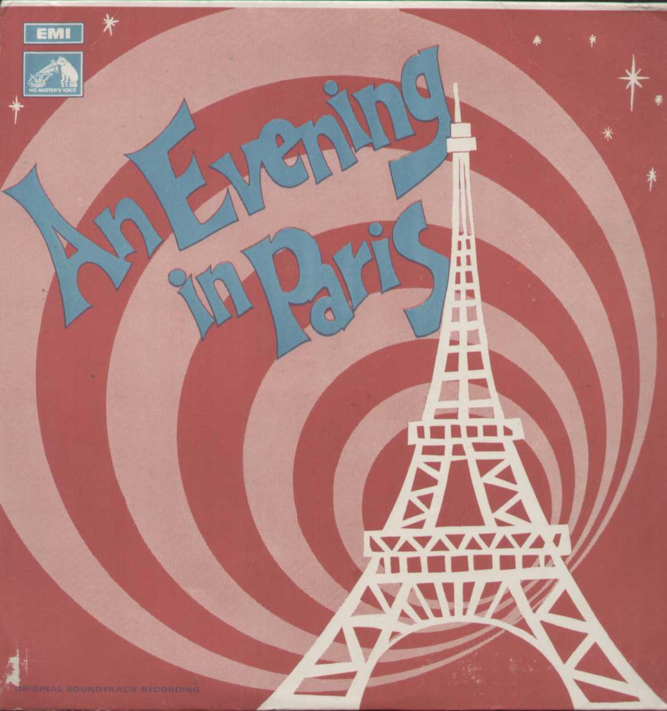 An Evening In Paris 1960 Hindi Bollywood Vinyl LP- Frist Press