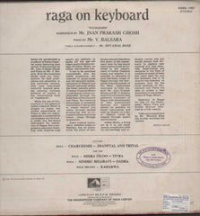 Raga On Keyboard Indian Vinyl LP