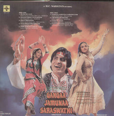 Gangaa Jamunaa Saraswathi 1988 Bollywood Vinyl LP