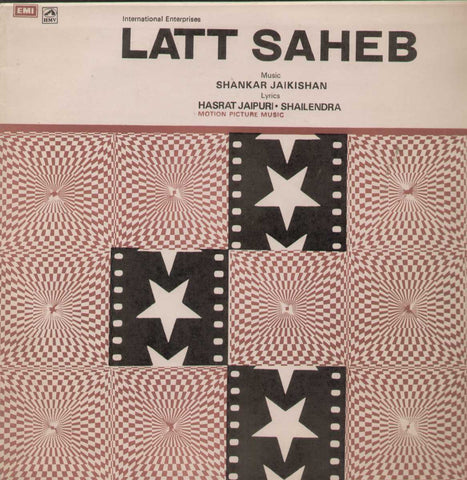 Latt Saheb 1960  Bollywood Vinyl LP