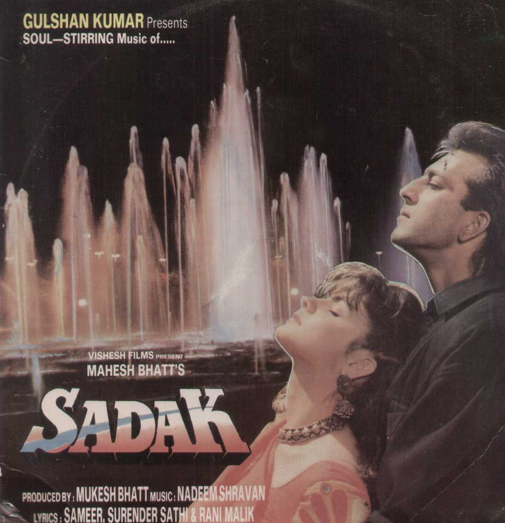 Sadak 1991 Bollywood Vinyl LP