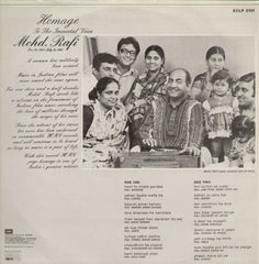 Homage To The Immortal Voice Mohd.Rafi Bollywood Vinyl LP