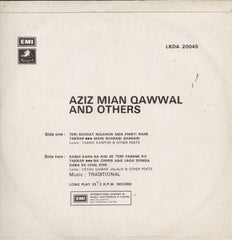 Aziz Mian Qawwal And Others Bollywood Vinyl LP