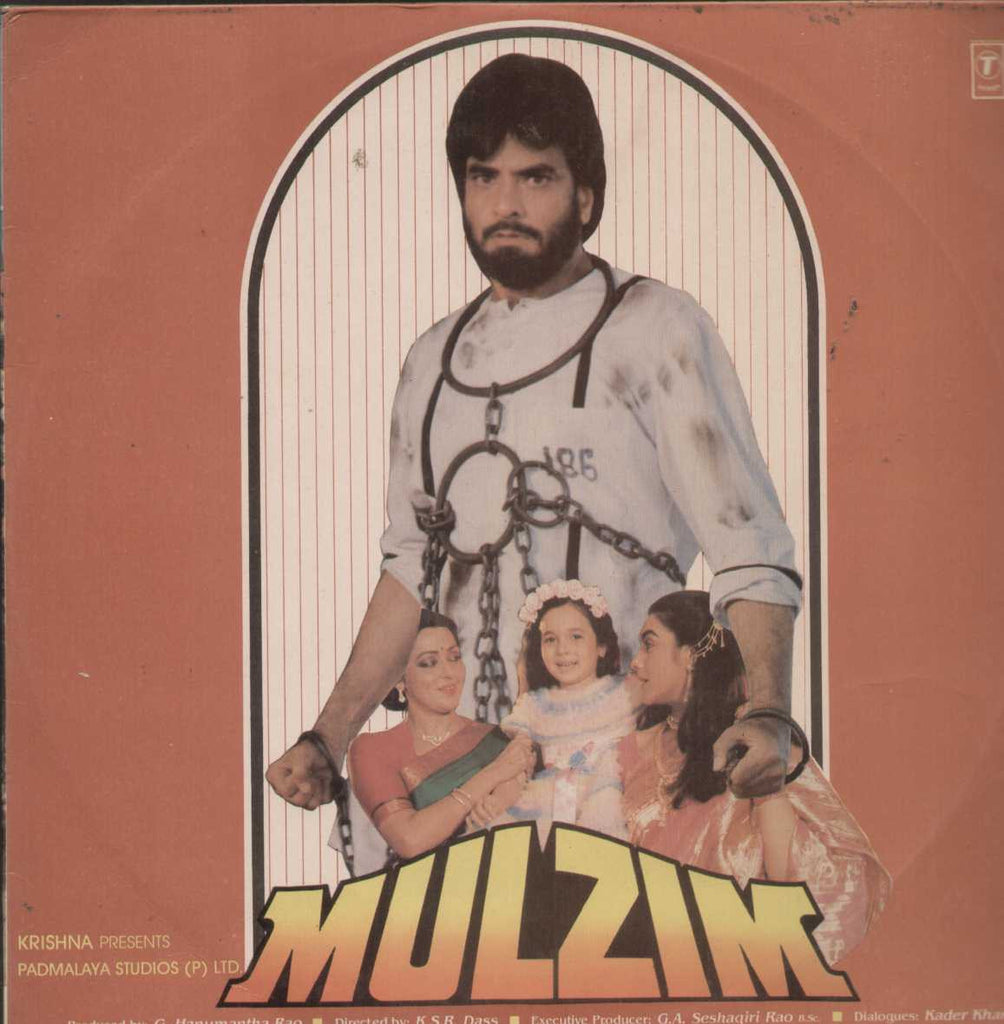 Mulzim 1980 Bollywood Vinyl LP