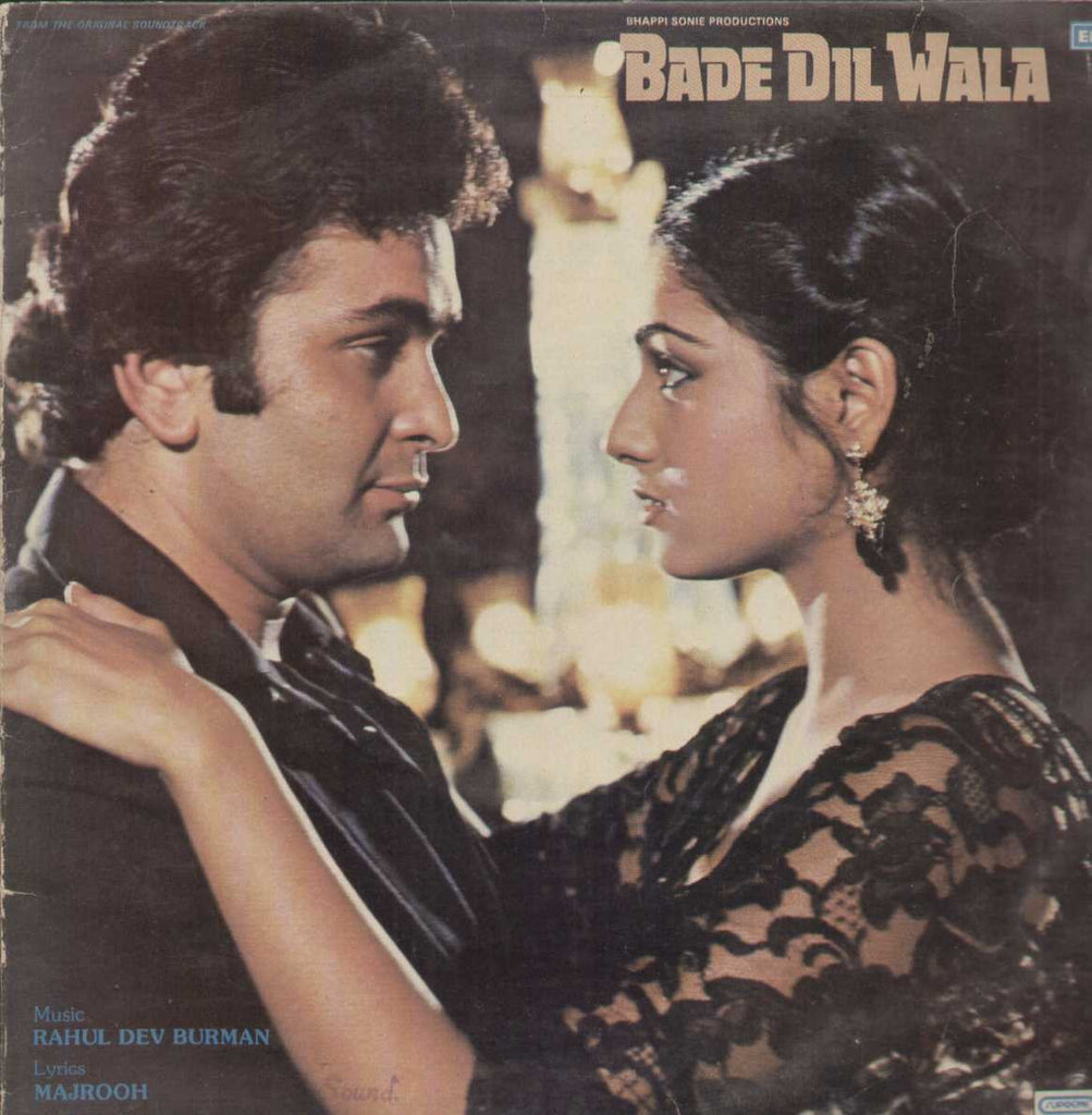 Bade Dil Wala 1980 Bollywood Vinyl LP