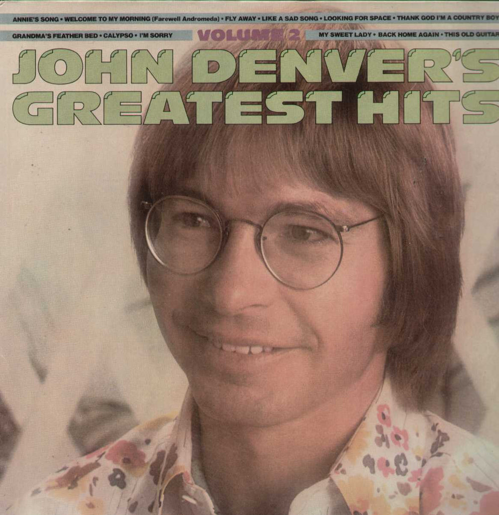 John Denver's Greatest Hits Vol-2 English Vinyl LP