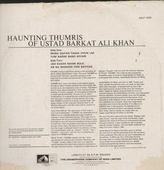 Usatd Barkat Ali Khan Bollywood Vinyl LP- First Press