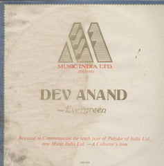 Dev Anand Evergreen Bollywood Vinyl LP