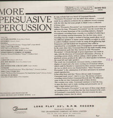 More Persuasive Percussion English Vinyl LP