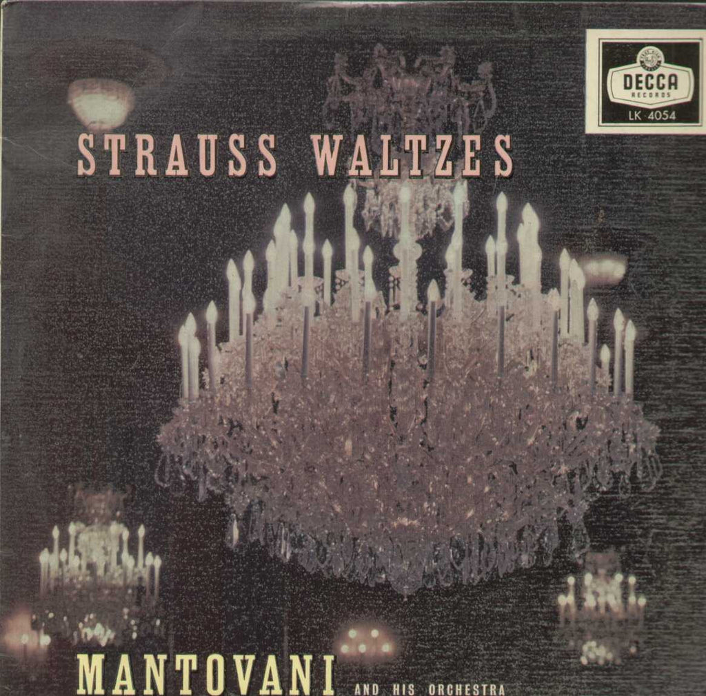 Strauss Waltzes Mantovani And His Orchestra English Vinyl LP