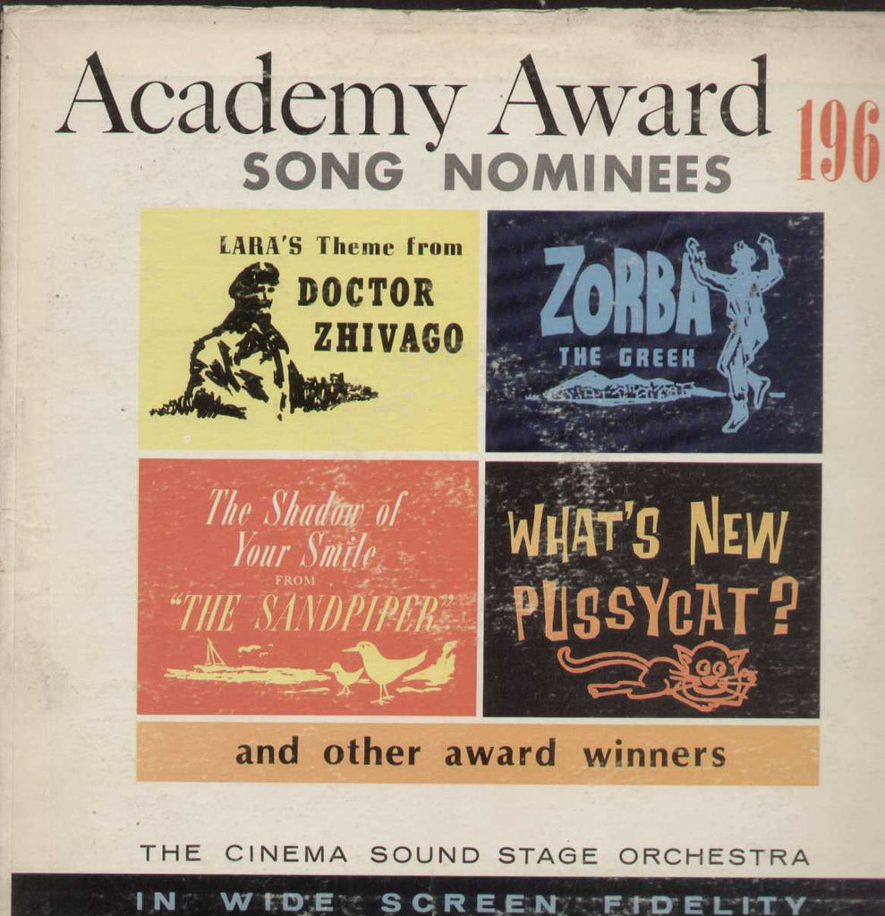 Academy Award Song Nominees 1966 English Vinyl LP