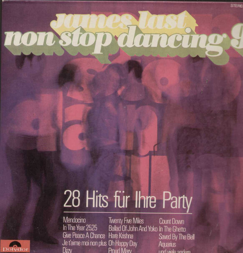 James Last Non Stop Dancing 9 English Vinyl LP