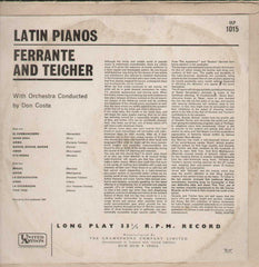Ferrante And Teacher Latin Pianes English Vinyl LP