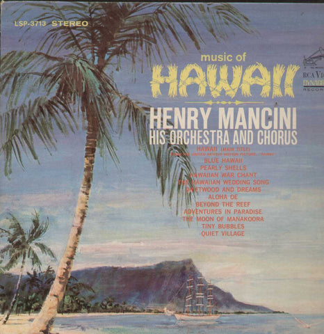 Music Of Hawaii Henry Mancini His Orchestra And Chorus English Vinyl LP