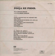 Pooja Ke Phool 1960 Bollywood Vinyl LP
