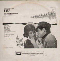 Farz 1967 Bollywood Vinyl LP