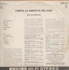 Trio Los Panchos I Canta La America Del Sur English Vinyl LP