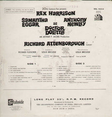 Rex Harrison As Doctor Dolittle English Vinyl LP