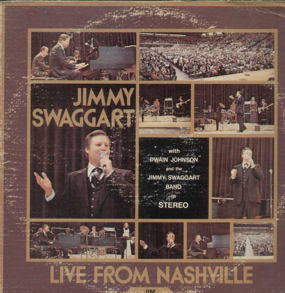 Jimmy Swaggart Live From Nashville English Vinyl LP- Two LP