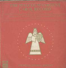 The Malcolm Sargent Carol Record English Vinyl LP