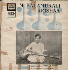 M. Balamurali Krishna Bollywood Vinyl LP