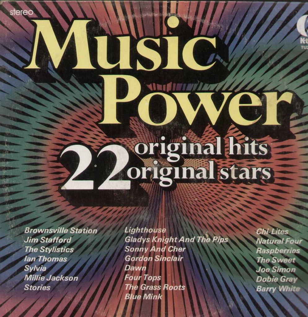 Music Power 22 Orginal Hits Orginal Stars English Vinyl LP