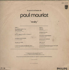 Le Grand Orchestre De Paul Mauriat Reality English Vinyl LP