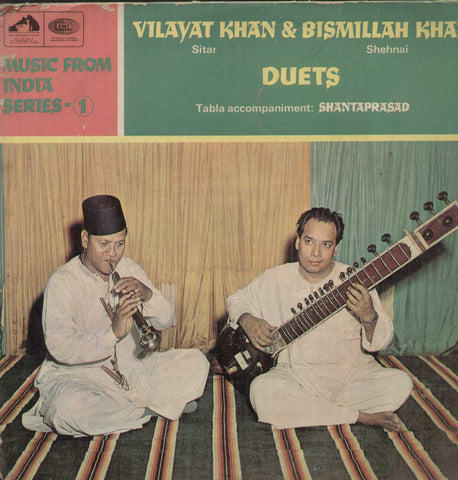 Vilayat Khan And Bismillah Khan Duets Bollywood Vinyl LP