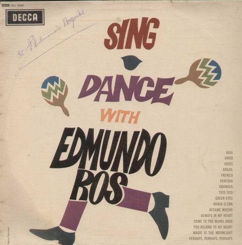 Sing Dance With Edmundo Ros English Vinyl LP