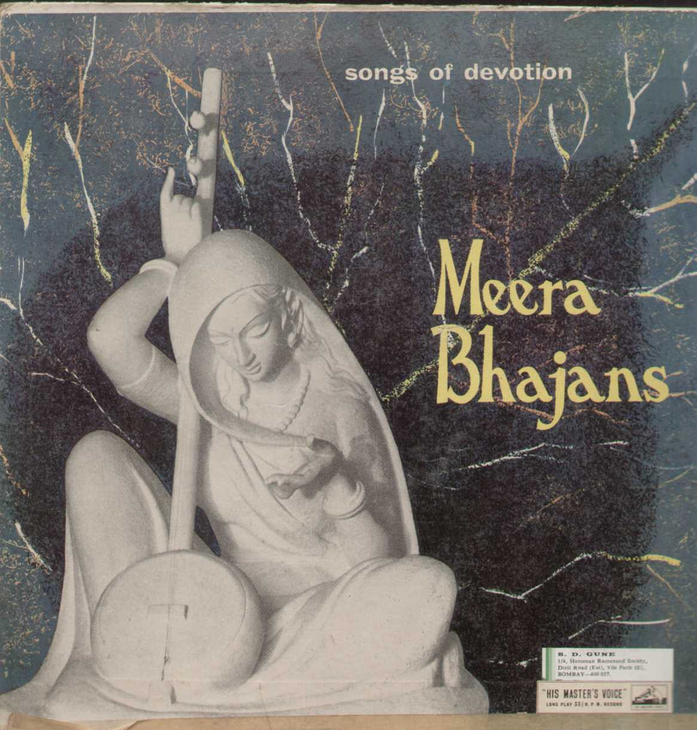 Songs Of Devotion Meera Bhajans Bollywood Vinyl LP
