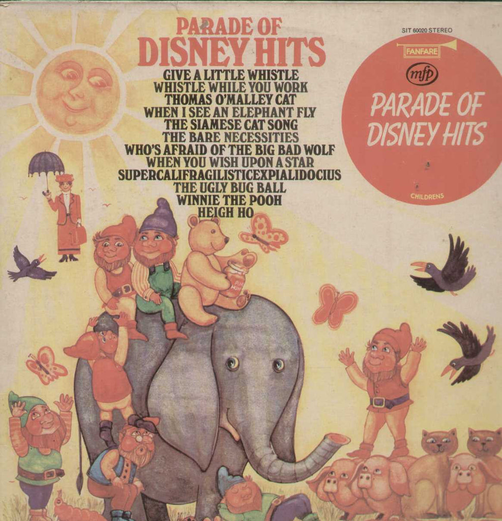Parade Of Disney Hits English Vinyl LP