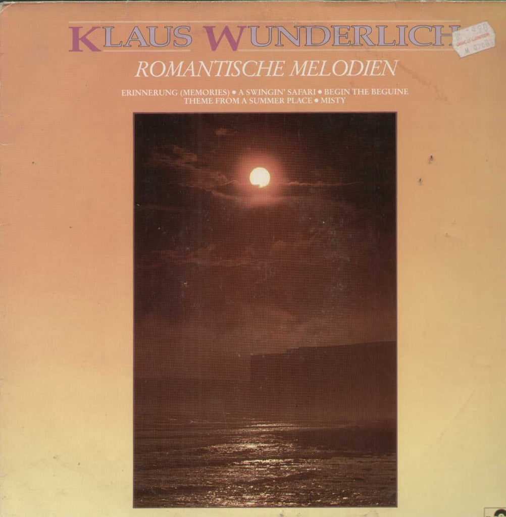 Klaus Wunderlich Romantische Melodien English Vinyl LP