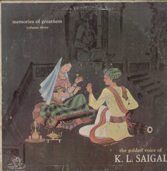 The Golden Voice Of K.L. Saigal Vol 3 Bollywood Vinyl LP