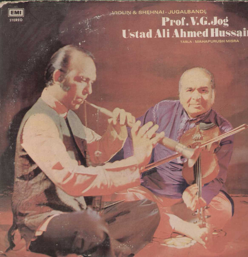 Prof.V.G. Jog Ustad Ali Ahmed Hussain Bollywood Vinyl LP