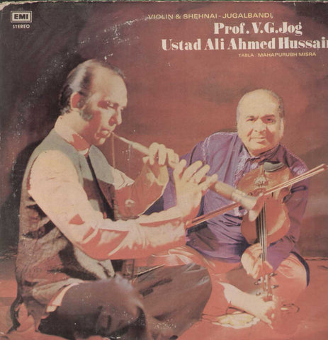 Prof.V.G. Jog Ustad Ali Ahmed Hussain Bollywood Vinyl LP