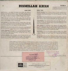 Bismillah Khan Bollywood Vinyl LP