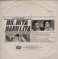 Dil Diya Dard Liya 1960 Bollywood Vinyl LP