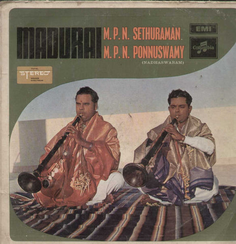 Madurai M.P.N. Sethuraman M.P.N. Ponnuswamy Bollywood Vinyl LP