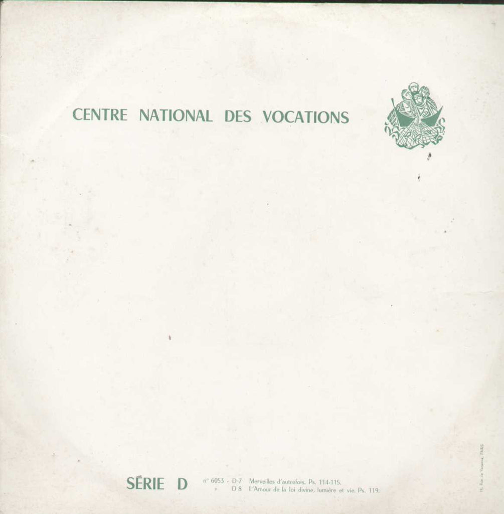 Center National Des Vacation Serie D Bollywood Vinyl LP