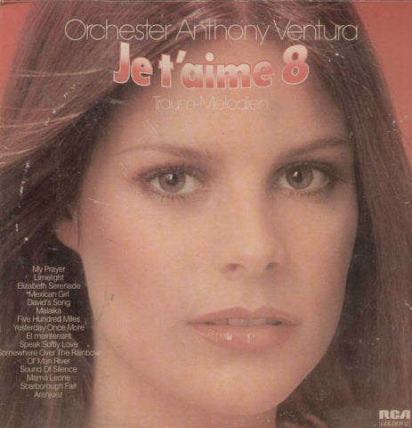 Orchester Anthonjy Ventura Jet' Aime 8 Traum- Melodien English Vinyl LP