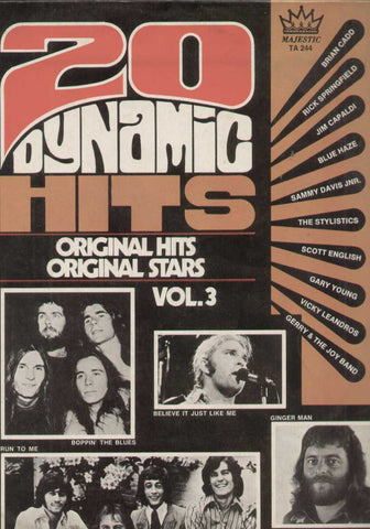 20 Dynamic Hits Original Hits Original Stars Vol 3 English Vinyl LP