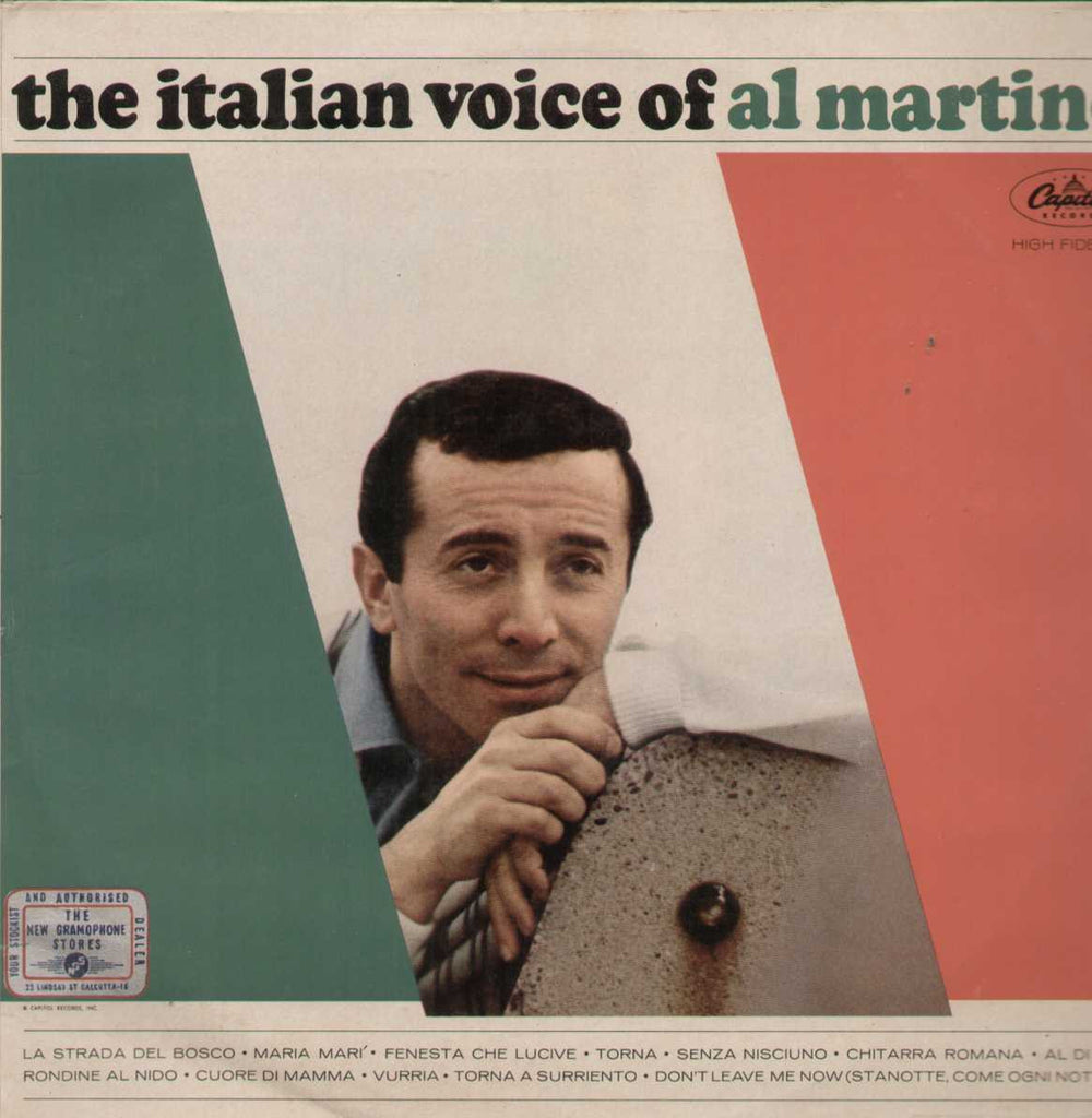 The Italian Voice Of Al Martino English Vinyl LP