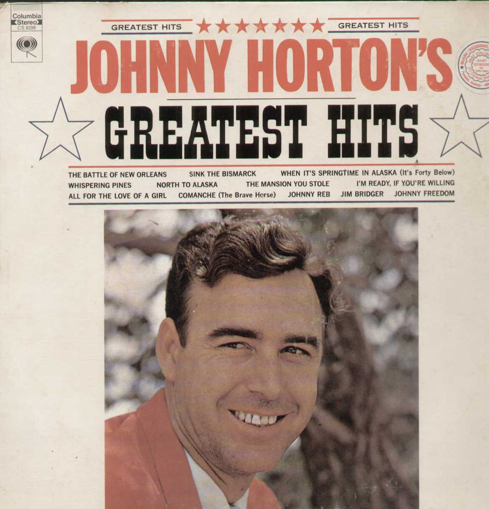 Johnny Horton's Greatest Hits English Vinyl LP