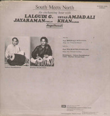 Lalgudi G. Jayaraman Violin Ustad Amjad Ali Khan Sarod South Meets North Jugalbandi Bollywood Vinyl LP