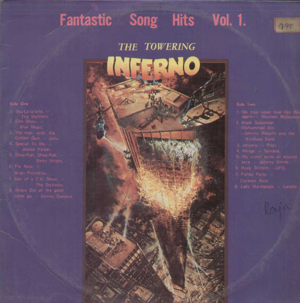 Fantastic Song Hits Vol.1 The Towering Inferno English Vinyl LP