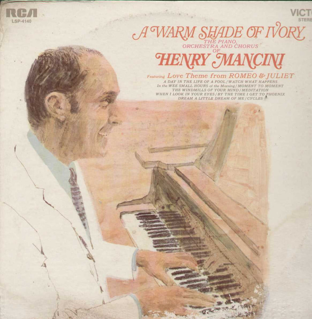 A warm Shade Of Ivory The Piano Orchestra And Chorus Of Henry Mancini English Vinyl LP