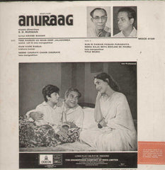 Anuraag 1960 Bollywood Vinyl LP- First Press