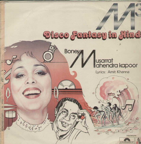  M3 Disco Fantasy In Hindi Boney Musarrat Mahendra Kapoor Bollywood Vinyl LP