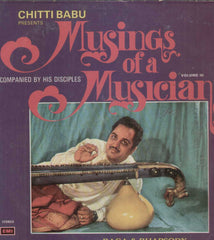 Chitti Babu Presents Musings Of A Musician Vol 3 Bollywood Vinyl LP