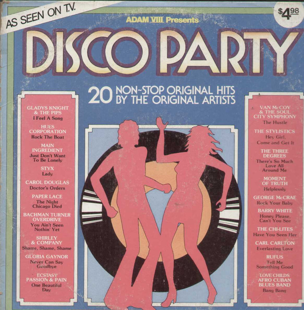 Disco Party 20 Non - Stop Original Hits By The Original Artists English Vinyl LP